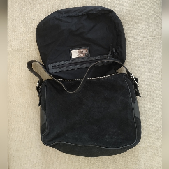 DKNY Suede Hobo Hand Bag - Picture 12 of 14